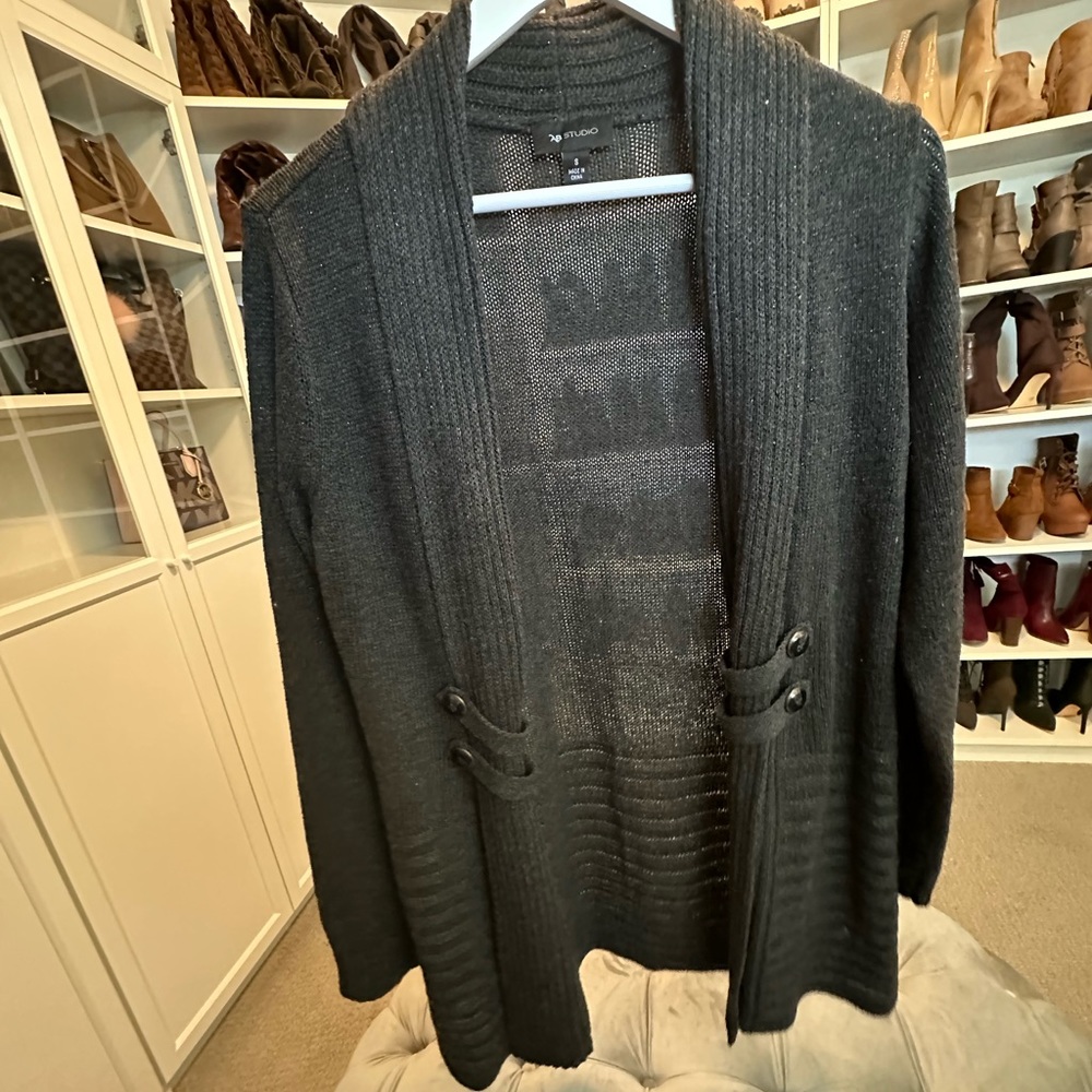 🔥 Stylish Dark Grey Cardigan